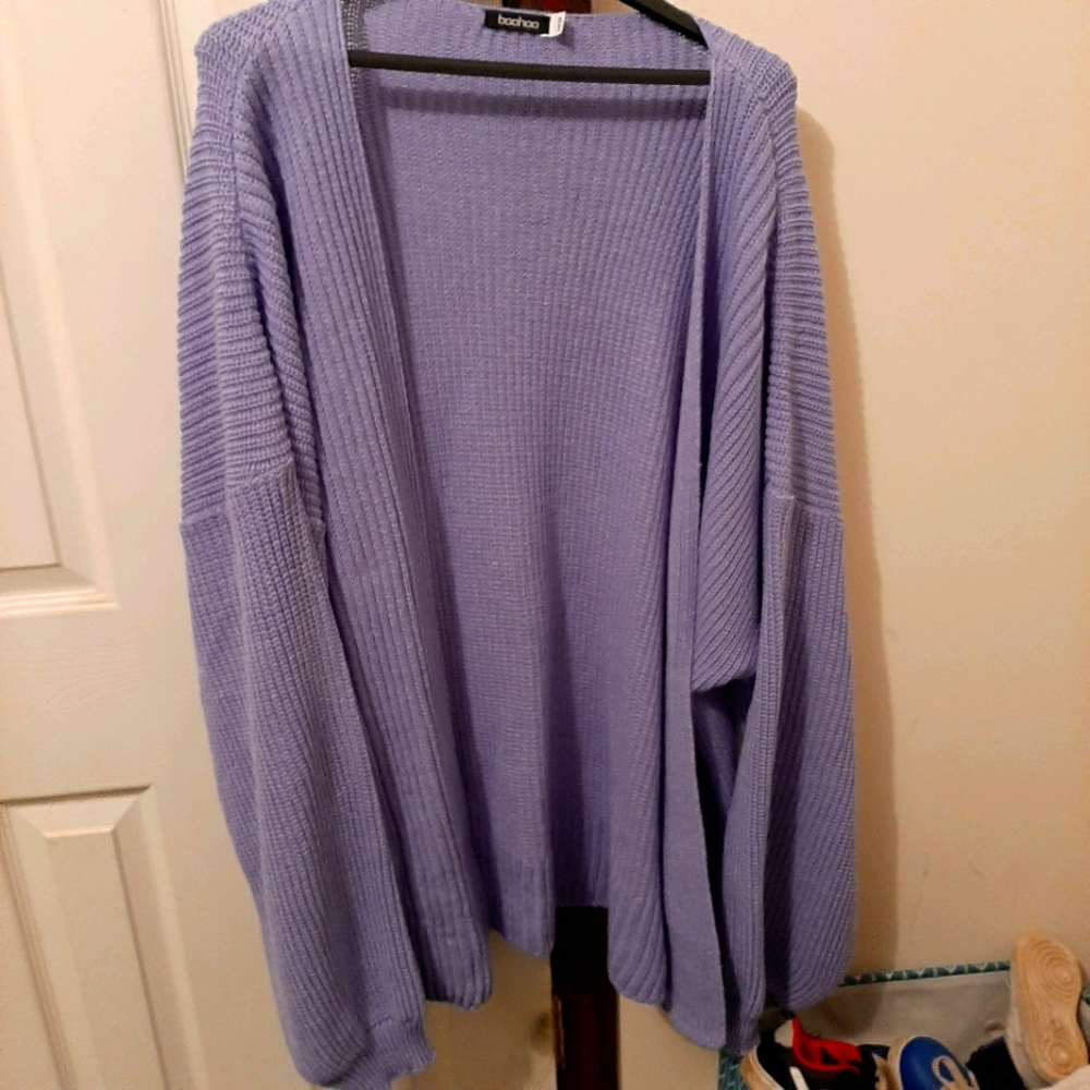 Oversize sweater cardigan